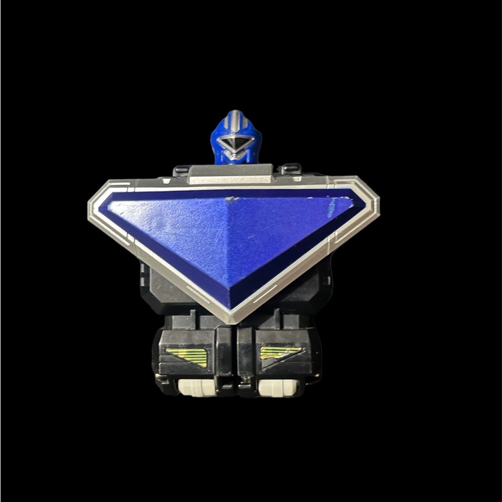 Vtg POWER RANGERS Deluxe DX Super Zeo Zord 3 Megazord Blue Ranger Toy Figure